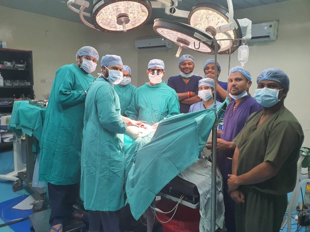 मेकाहारा में दुर्लभ मेडिस्टाइनल ट्यूमर की सफल सर्जरी, डॉ. साहू एंड टीम ने  रचा इतिहास